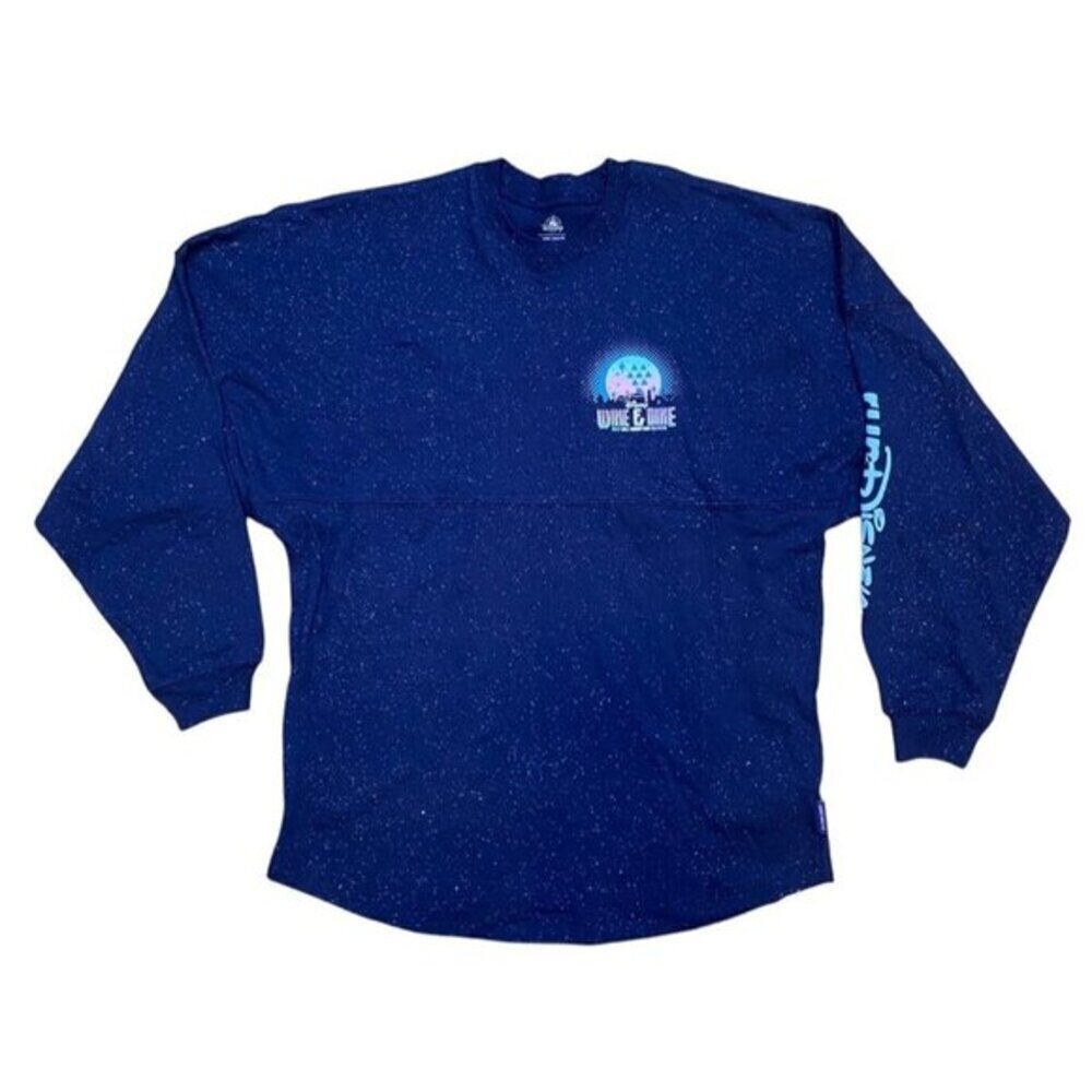 Disney Spirit Jersey Wine‎ & Dine Half Marathon 2022 Long Sleeve XS Navy  NWOT
